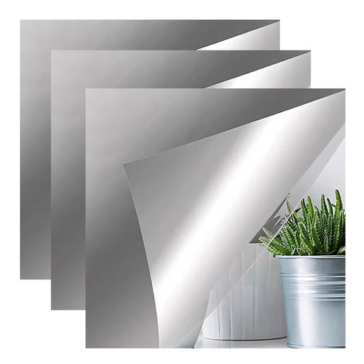 全身鏡姿見鏡アクリル製割れにくい壁掛けミラー軽量貼る鏡粘着剤付き玄関壁リビングクローゼット浴室用壁掛け鏡地震対策鏡正方形30cm*30cm3枚セット