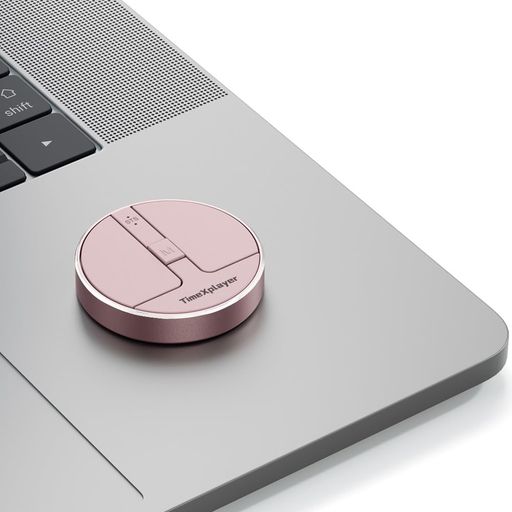 圧力感知スクロール付きミニラウンドキャパシターマウス、超携帯型ワイヤレスマウス、接続方法:有線、2..