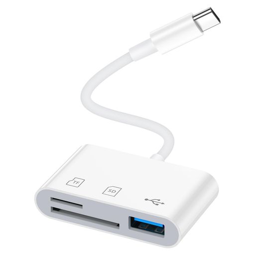 VEDFOADSDカードリーダー3IN1TYPE-CメモリカードリーダーIPHONE15SDカードリーダーSD/TF/USB変換アダプター0TG機能設定不要双方向SDカード転送タイプC写真/ビデオ/ファイル