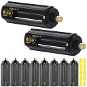 MKBKLLJY10個の単4電池ホルダー尖った黒の円筒形バッテリー収納ケースホルダー3X1.5VAAA電池から18650電池まで3X1.5VAAA電池用の配線キャップ付き懐中電灯トーチRC