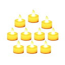 10個入りキャンドルライト塑料電池式ろうそくLED蝋燭クリスマス/パーティー/結婚式/誕生日用(style1)