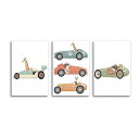 LAKELUUYAA野生動物大象と長頸鹿の装飾画テクスチャーアートポスター帆布画芯子供部屋や北欧スタイルの寝室の壁飾り絵画アート印刷トイレットルーム装飾用(A2...