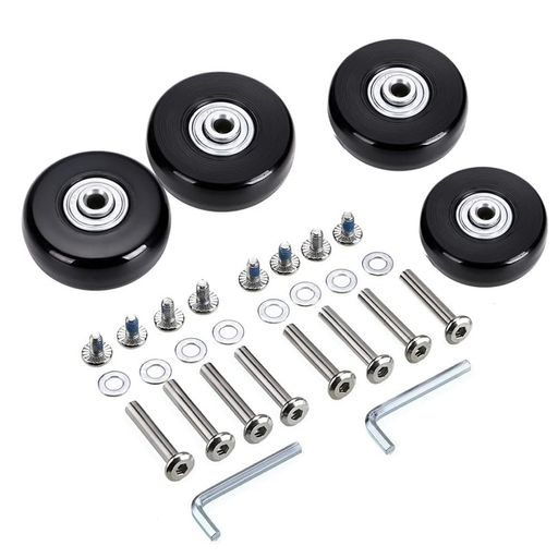 スーツケースタイヤ交換キット補修静音車輪用交換DIYキャリーケースタイヤキット車輪補修用[4個セット]50mm