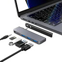 QWIIZLAB USB C ハブ 、超軽量 5ポート USB-C ハブ 転送速度5GBPS データ 小さくて便利 MICRO SDカードスロットを搭載 2023/2021 MACBOOK PRO 14’’ AND 16’’ M3/M2/M1(2)