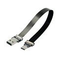 CABLECC USB 2.0TYPE-Aオス-USB-CTYPE-CオスデータフラットスリムFPCケーブル(FPV、ディスク、電話用50CM)(2)
