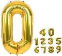数字バルーン 40インチ 0-9 数字 バルーン 誕生日バルーン ナンバー 純色 アルミ風船 バースデーバルーン 大きい 装飾グッズ 風船 パーティーグッズ ウェディング 記念日 (数字0 ゴールド)