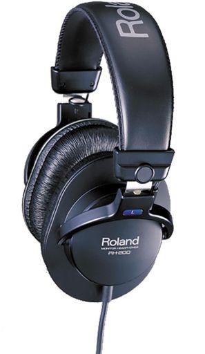 RolandローランドステレオモニターヘッドホンRH-200ブラック RolandローランドステレオモニターヘッドホンRH-200ブラック