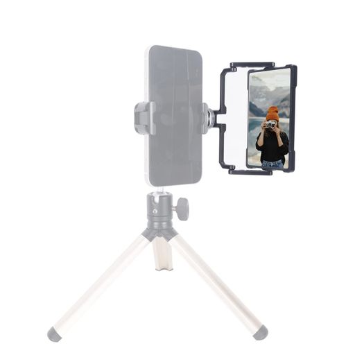 NICEYRIG自撮りモニタースマホフリップスクリーンミラー汎用スマートフォン反射ミラー360°回転可能軽量折り畳み式アルミ材料iPhone14/13/12/11/XSPro/SamsungGalaxyに対応自撮り用 NICEYRIG自撮りモニタースマホフリップスクリーンミラー汎用スマートフォン反射ミラー360°回転可能軽量折り畳み式アルミ材料iPhone14/13/12/11/XSPro/SamsungGalaxyに対応自撮り用