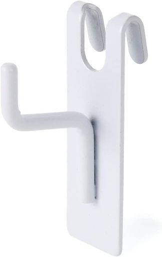 ユノックスワイヤーネットフック25mmホワイトPE塗装タイプ20本セット