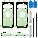 ZHUROUPUFORSAMSUNGギャラクシーS10G973のための電池カバー接着剤、カメラフレームの付着力のステッカーテープおよび電池の接着剤(2PCS)が付いているFORSAMSUNGギャラクシーS10G973U(2)