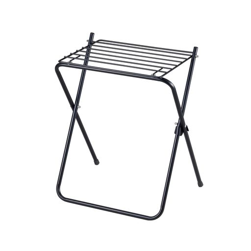 Belca(ベルカ)タオル掛けタオルハンガー8枚干し幅50x奥行32x高さ60cmマットブラック折りたたみコンパクト軽量タオルスタンド洗濯室内部屋干しDI-TH01BK