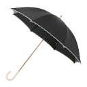 ムーンバット【ダックス】日傘長傘晴雨兼用一級遮光遮熱UVロゴJQ22-125-11946-06ブラック