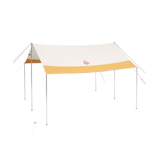 Tents, Tarps - チャムス(CHUMS)ブービースクエアタープT/Cアイボリーx黄色H400xL400cmCH62-1788-0000-00