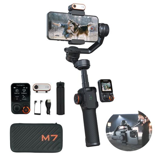HOHEMM7キットスマートフォン用ジンバルスタビライザー、3軸電話ジンバル、IPHONE&ANDROID用ジンバルスタビライザー、フィルライト付きAIトラッキングセンサー、1.4インチ取り外し可能タッチ… HOHEMM7キットスマートフォン用ジンバルスタビライザー、3軸電話ジンバル、IPHONE&ANDROID用ジンバルスタビライザー、フィルライト付きAIトラッキングセンサー、1.4インチ取り外し可能タッチ…
