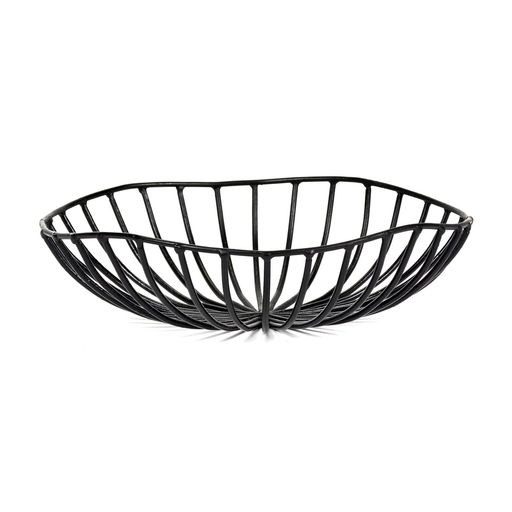 SERAX金属(樹脂ラミネート)バスケットかご高さ6cmBreadBasketLBlackCatuB7218557おしゃれなバスケット