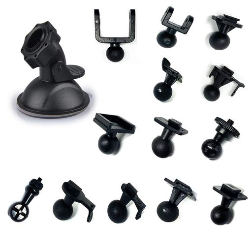 ShipeeKinドライブレコーダーホルダー車載車両レコーダー吸盤ブラケットと13種類のジョイントワンタッ..