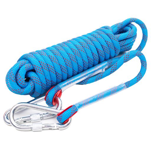 HFS(R)多用途ロープ多機能ロープ多目的ロープ補助ロープ園芸ロープ洗濯ロープ耐荷重2100kg10M収納袋付き一ブルー