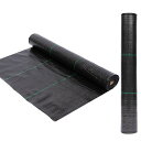 AGGAFA110gsm(2Mx5M)100%バージン素材造園、農業、ガーデニング、農業用のプレミアムヘビーデューティー雑草バリアファブリック耐久性のある織物雑...
