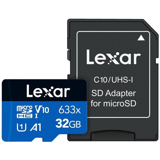 LEXARHIGH-PERFORMANCE633XMICROSDHUHS-IBLUEシリーズCLASS10A1V10メモリーカード32GBLMS0633032G-BNNNG LEXARHIGH-PERFORMANCE633XMICROSDHUHS-IBLUEシリーズCLASS10A1V10メモリーカード32GBLMS0633032G-BNNNG