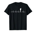 ハートビート心電図シャツ写真ハートビート愛Tシャツ