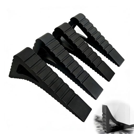 ドアストッパーストッパドアすとっばー引き戸ドアストッパー玄関ストッパーゴム(4個セットブラック)扉..