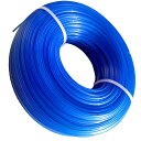 DY.2ten草刈用ナイロンコード1.6mmx100m草刈り機替えコード芝草と比較的柔らかい雑草に対応家庭用芝刈り機用交換用ロープ丸型ブルー