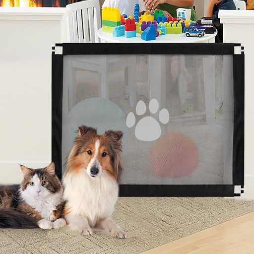 NAMSAN ペット ゲート 子犬 猫ゲート 犬 ゲート 室内 ペット 門 多用途 侵入防止 安全門 100X80CM