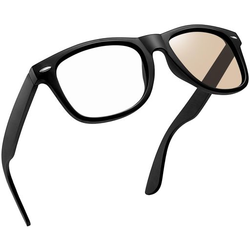 [Joopin]サングラスメンズ偏光運転レディーススポーツuv400紫外線カットウェリントン釣りゴルフ登山sunglassesformenwomen(マットブラック/調光ブラウン)