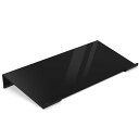 デスク用アクリルコンピューターキーボードスタンド、キーボードライザーチルトリフト、デスクトップ用キーボードホルダー、デスクキーボードリフター(ブラック)