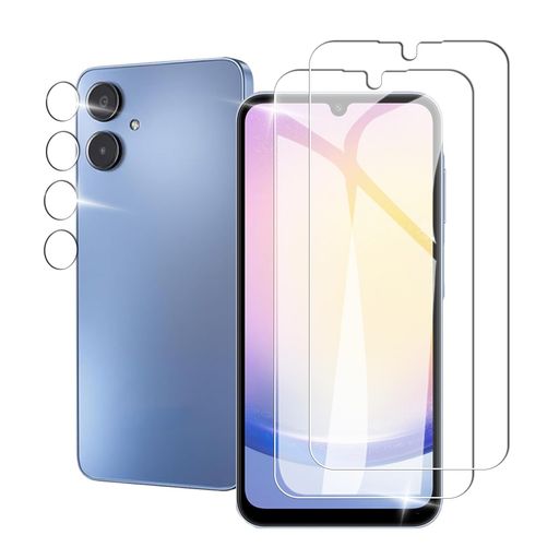 zbseeky Galaxy A25 5G SC-53F SCG33 用 ガラスフィルム指紋認証対応 日本旭硝子AGC素材 ギャラクシーa25 5G 用 強化ガラス 保護フィルム 気泡防止 貼り付け簡単 指紋防…