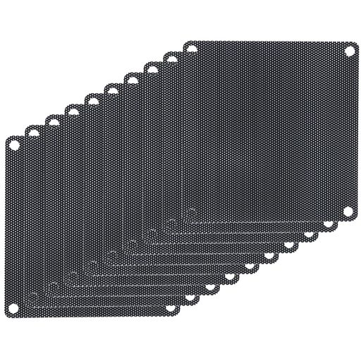 PCケースファン防塵グリル120mm用10枚入りPVC素材交換用グリルメッシュファンフィルター防塵メッシュパソコンケース用 PCケースファン防塵グリル120mm用10枚入りPVC素材交換用グリルメッシュファンフィルター防塵メッシュパソコンケース用