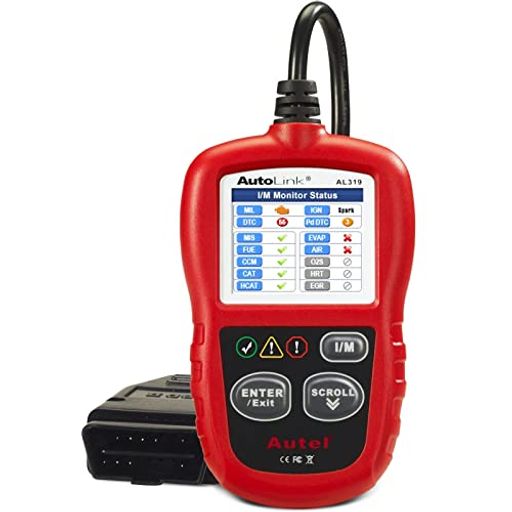 AutelAL319OBD2故障診断機ミニ診断機自動車車スキャンツールOBD2コードスキャナーI/MディネスキーLCDディスプレイOBDIIシステムに対応できる輸入車用(国産車対応不可)【永久無料アップデート】