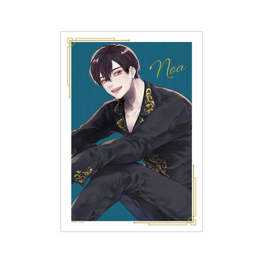 Kissmecrying乃亜ブラックコーデver.Arinco先生描き下ろしイラスト[アザーカット]A3マット加工ポスター