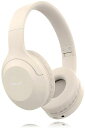 ヘッドホンオーバーイヤーヘッドホンアップグレード版BluetoothV5.3HiFiステレオ密閉型重低音遅延なし軽量折り畳み可能40mmHDドライバーユニット50H再生/通話ノイズキャンセリング折りたたみ…