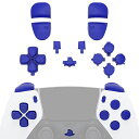 EXTREMERATEのPS5 EDGEコントローラーに対応用ピュアカラー交換フルボタンセット Dパッド、シェアオプション、ホーム、フェイスボタンとR1、L1、...