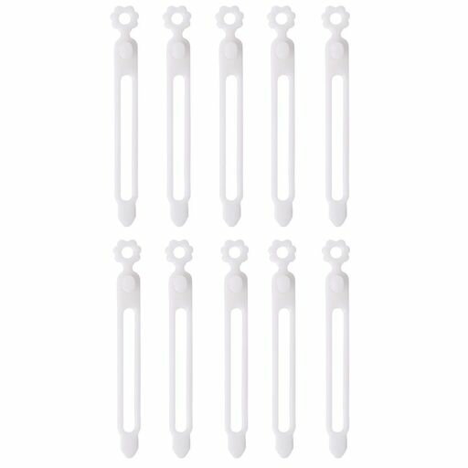 KANOYOケーブルバンド機能ケーブルクリップシリコンコード収納バンドマルチカラーイヤフォン・USBケーブルなどコード収納1色セット(3.0)