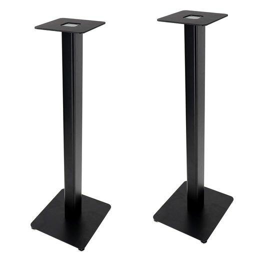 Tlingt フロアスピーカースタンド【2本セット】|高さ82cm|耐荷重20kg|頑丈な金属ト...