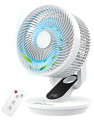 サーキュレーター極静音【全新モデル節電&猛暑対策&360度首振り】扇風機リビング扇風機卓上扇風機大風量30畳DCモーター4D上下左右首振り極上冷房効率UPパワフル送風省エネアロマ対応リ…