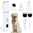 犬用バリカン犬猫用充電式コードレス電動バリカンUSB充電足裏耳裏顔周りお尻周り自宅トリミング小型低騒音低振動静音軽量防水英語説明書付き