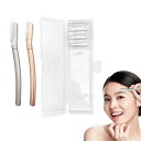 Coollooda眉毛シェーバー【替刃3個付】眉毛かみそり眉カミソリフェイスシェーバーまゆげカッター小型おしゃれ箱付きポータブル交換可能敏感肌用眉毛ケアス顔剃り頬足うぶ毛産毛処理男…