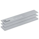 Aairhut13W/m.Kサーマルパッド4枚、70x20mm0.5mm+1mm+1.5mm熱伝導マット冷却マット非導電耐熱限界オデッセイカバー、二重自己粘膜付き、PCノートパソコンPS4SSDM.2に適している