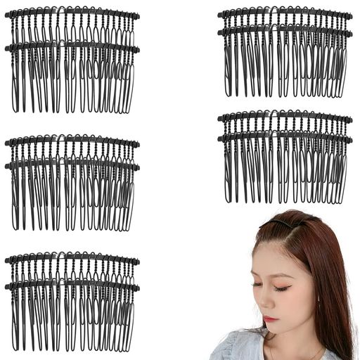 ヘアコーム ヘアアクセサリーパーツ 10個セット ヘアコーム アクセサリー 後れ毛どめ ヘアコーム パーツ コーム 見えない前髪コーム ムダ毛の悩みを解決(20本足 約7.5CM×約3.7CMブラック) ヘアコーム ヘアアクセサリーパーツ 10個セット ヘアコーム アクセサリー 後れ毛どめ ヘアコーム パーツ コーム 見えない前髪コーム ムダ毛の悩みを解決(20本足 約7.5CM×約3.7CMブラック)