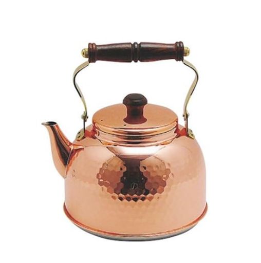 新光金属(Sinkoukinzoku)やかんIHガス対応純銅鎚目入りケトル熱伝導ロングライフデザイン賞抗菌作用早..