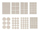 家具用プロテクター家具用フェルトパッド家具用脚パッド粘着フェルトパッドフェルトシール大容量セット-家具傷防止専用101枚入り|椅子フェルト椅子の足傷防止椅子脚カバー椅子床傷防…