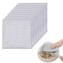 Doyimeキッチンワイヤーふきん【10枚セット】金属ワイヤーふきんワイヤー食器用雑巾傷を着けずにかきとる食器洗い多機能ワイヤーふきん再利用可能耐久性使いやすい家用