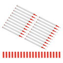 PATIKIL 0.7MMボールペンインクリフィル 20個セット 中字 メタル製 ペン 書き込み用に互換性 ある交換用リフィル オフィス用 レッド(2)