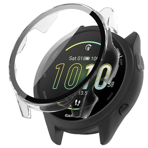 SEGINNケースGARMINFORERUNNER165対応保護カバーPC素材全面保護耐衝撃強化ガラス高透過率キズ防止指紋防止軽量装着簡単GARMINFORERUNNER165用保護ケース(透明) SEGINNケースGARMINFORERUNNER165対応保護カバーPC素材全面保護耐衝撃強化ガラス高透過率キズ防止指紋防止軽量装着簡単GARMINFORERUNNER165用保護ケース(透明)