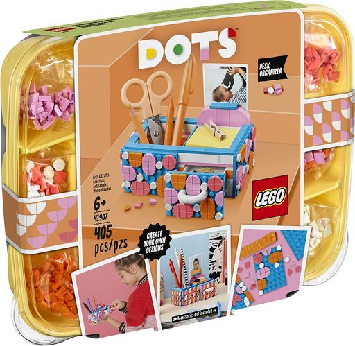 LEGO(レゴ) DOTS デスクオーガナイザー DIYクラフトデコレーションキット 自分で部屋の装飾アイテムのデザインをしたり手直ししたいお子様向け 楽しくインスピレーションを刺激するギフト…