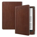 FINTIEFORKINDLE第11世代ケース2024/2022年発売NEWモデル6インチ用ケース保護カバー軽量薄型オートスリープ機能付きPU合成レザー(レトロブラウン)