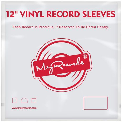 MayRecords30枚セット12インチLPレコード外袋見開きジャケ用アウタースリープ厚み0.17mmオープン開口式